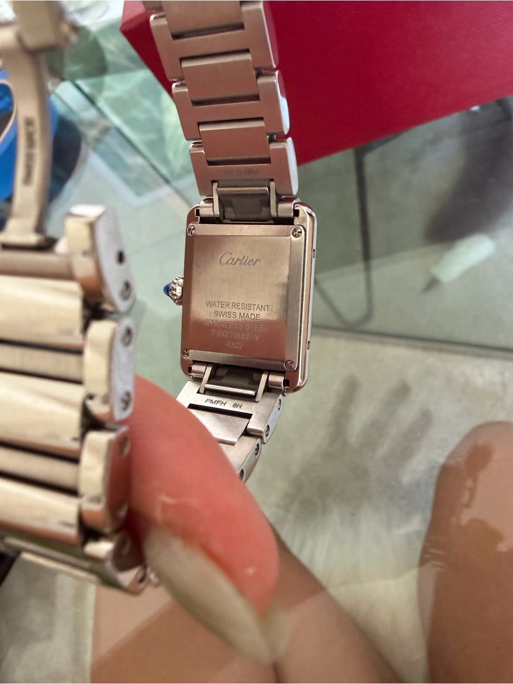Cartier Women’s Small Steel Tank Must Watch - Picture 4 of 15
